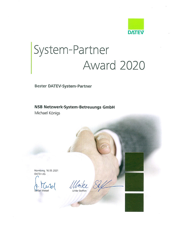 System-Partner Award 2020